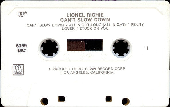 Lionel Richie : Can't Slow Down (Album)
