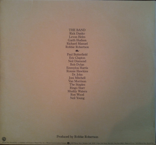 Band, The : The Last Waltz (LP,Album)
