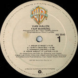 Van Halen : Fair Warning (LP,Album)