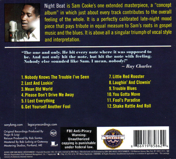 Sam Cooke : Night Beat (Album,Reissue)