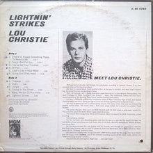 Lou Christie : Lightnin' Strikes (LP,Album,Stereo)