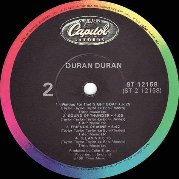 Duran Duran : Duran Duran (LP,Album,Reissue)