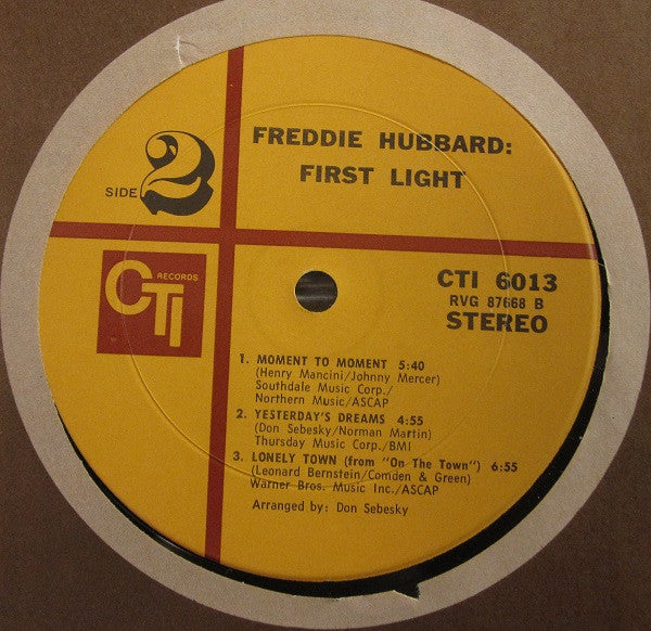 Freddie Hubbard : First Light (LP,Album)