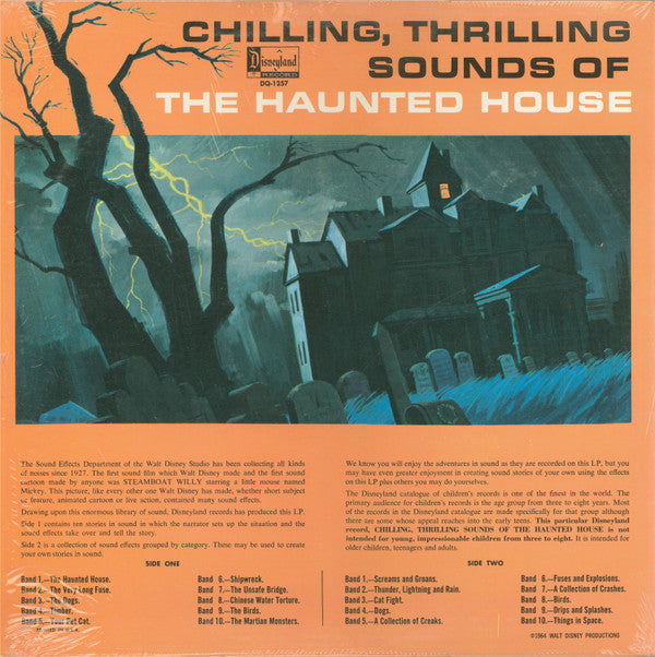 No Artist : Chilling, Thrilling Sounds Of The Haunted House (LP,Reissue,Mono)