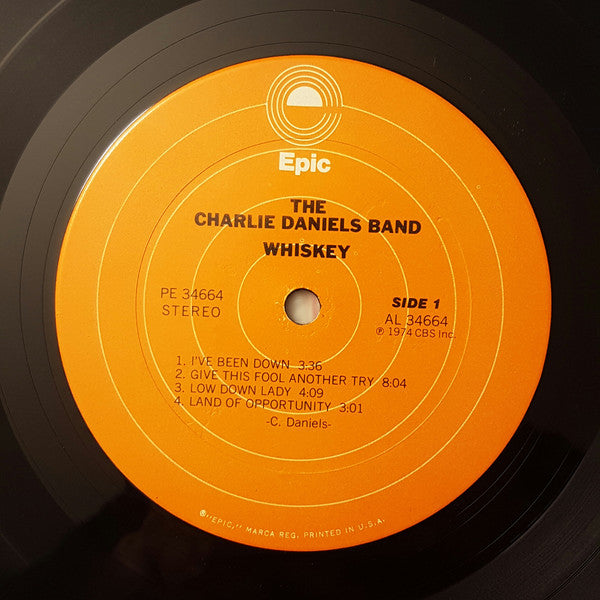 Charlie Daniels Band, The : Whiskey (LP,Album,Reissue)