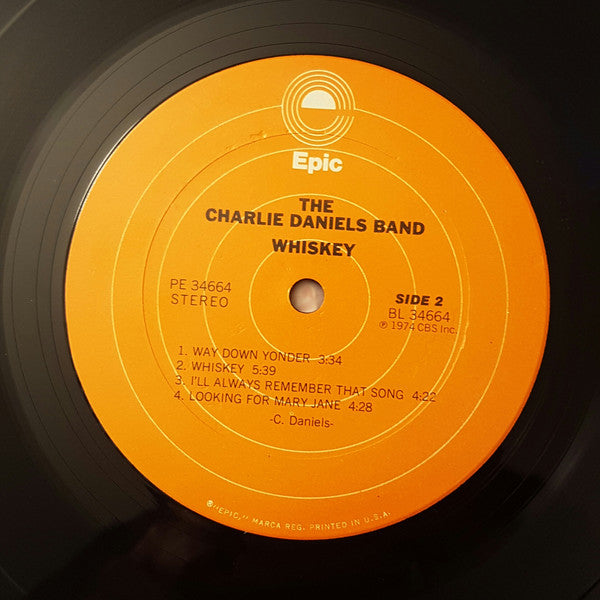 Charlie Daniels Band, The : Whiskey (LP,Album,Reissue)