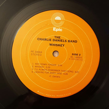 Charlie Daniels Band, The : Whiskey (LP,Album,Reissue)
