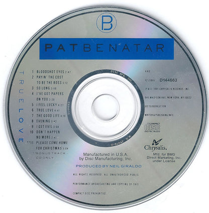 Pat Benatar : True Love (Album,Club Edition)
