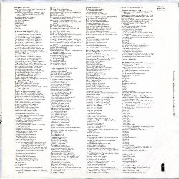 Sparks : Propaganda (LP,Album,Stereo)