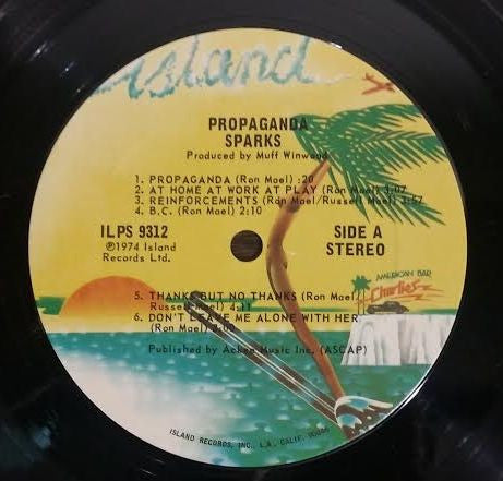 Sparks : Propaganda (LP,Album,Stereo)