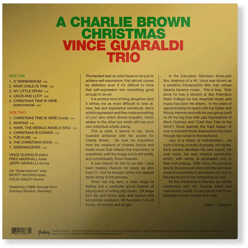 Vince Guaraldi - A Charlie Brown Christmas (2022 Gold Foil Edition, LP Vinyl) UPC: 888072410282