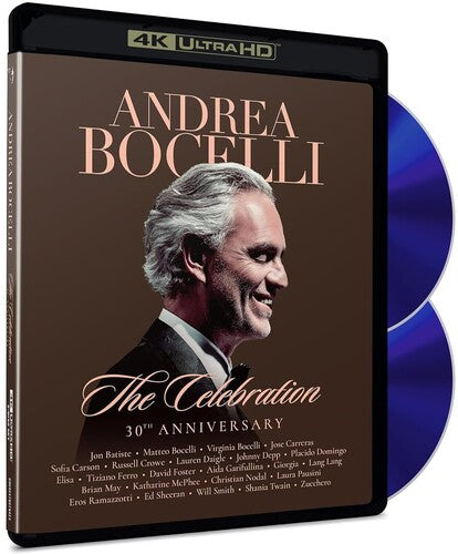 Andrea Bocelli - The Celebration: 30th Anniversary (2x 4K Ultra HD) UPC: 602478078422