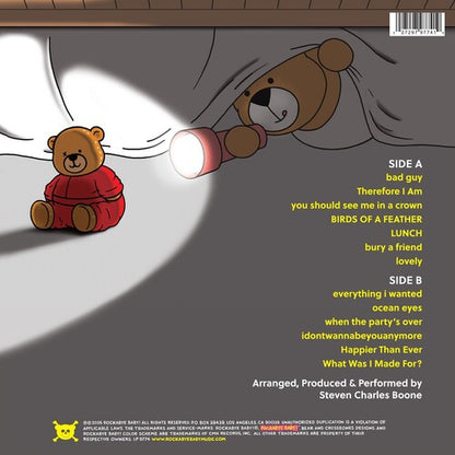 Andrew Bissell - Rockabye Baby Lullaby Renditions Of Billie Eilish (Splatter LP Vinyl) UPC: 027297977419