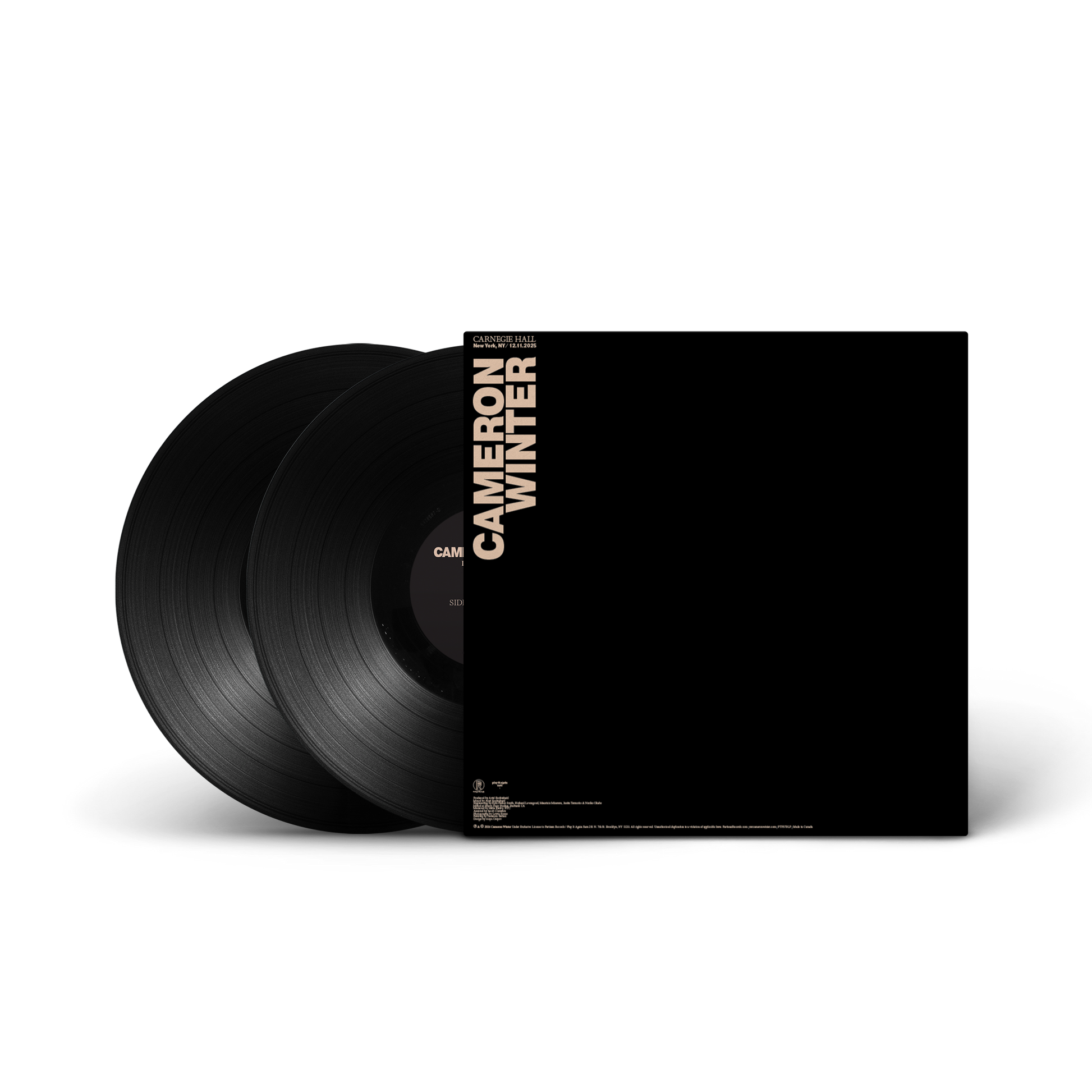 Cameron Winter - Live at Carnegie Hall (2LP Vinyl) UPC: 5400863199807
