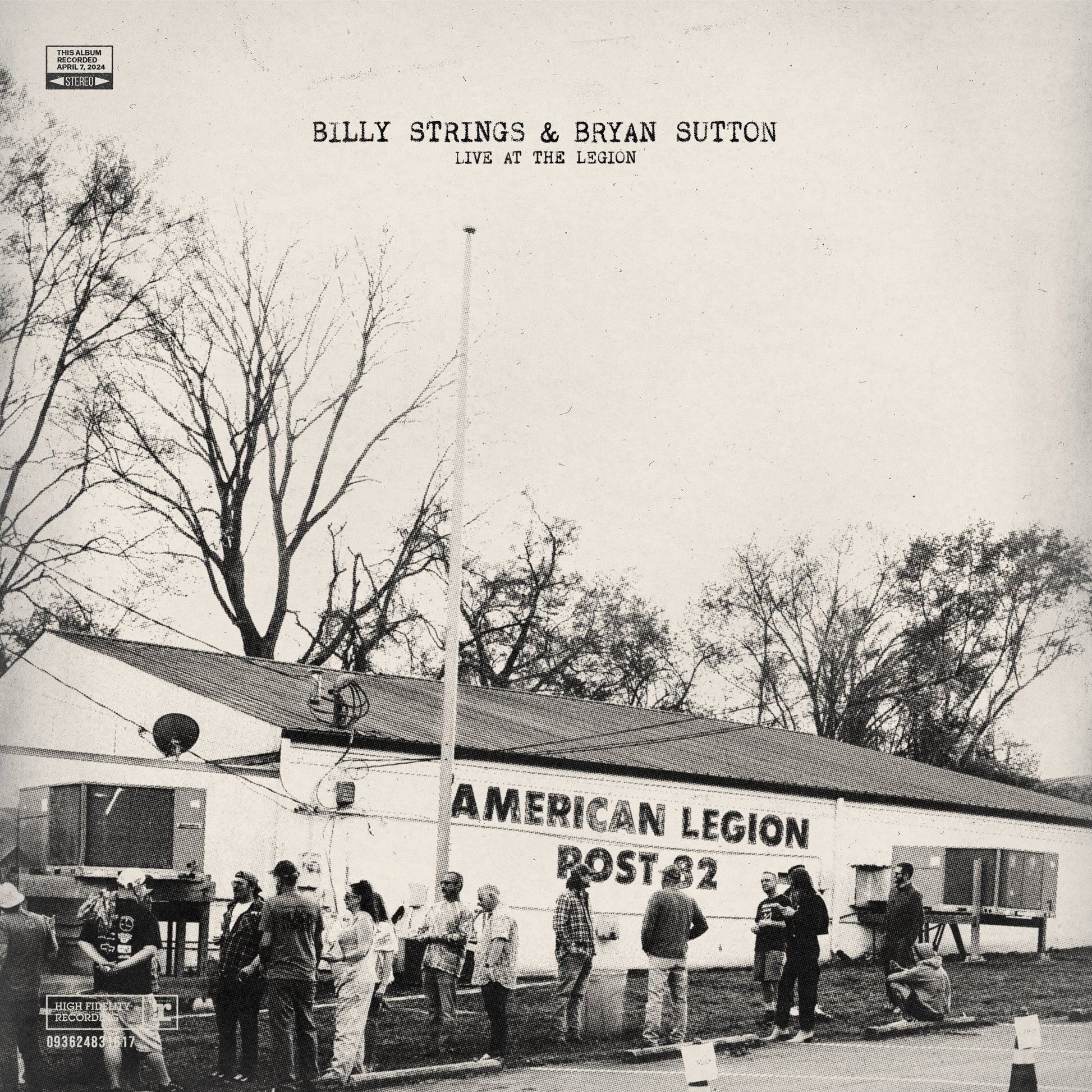 Billy Strings & Bryan Sutton - Live at the Legion (Indie Exclusive, Tri-colored Red, White & Blue Vinyl) UPC: 093624831037