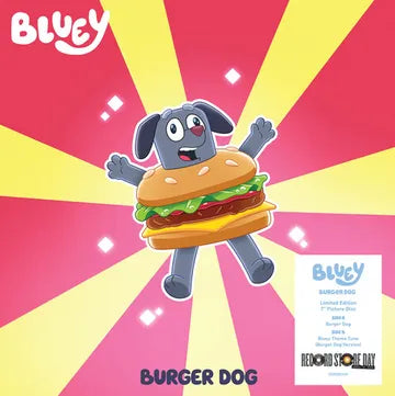 Bluey - Burger Dog (RSD 2025, 7" Picture Disc Vinyl) UPC: 5014797912526