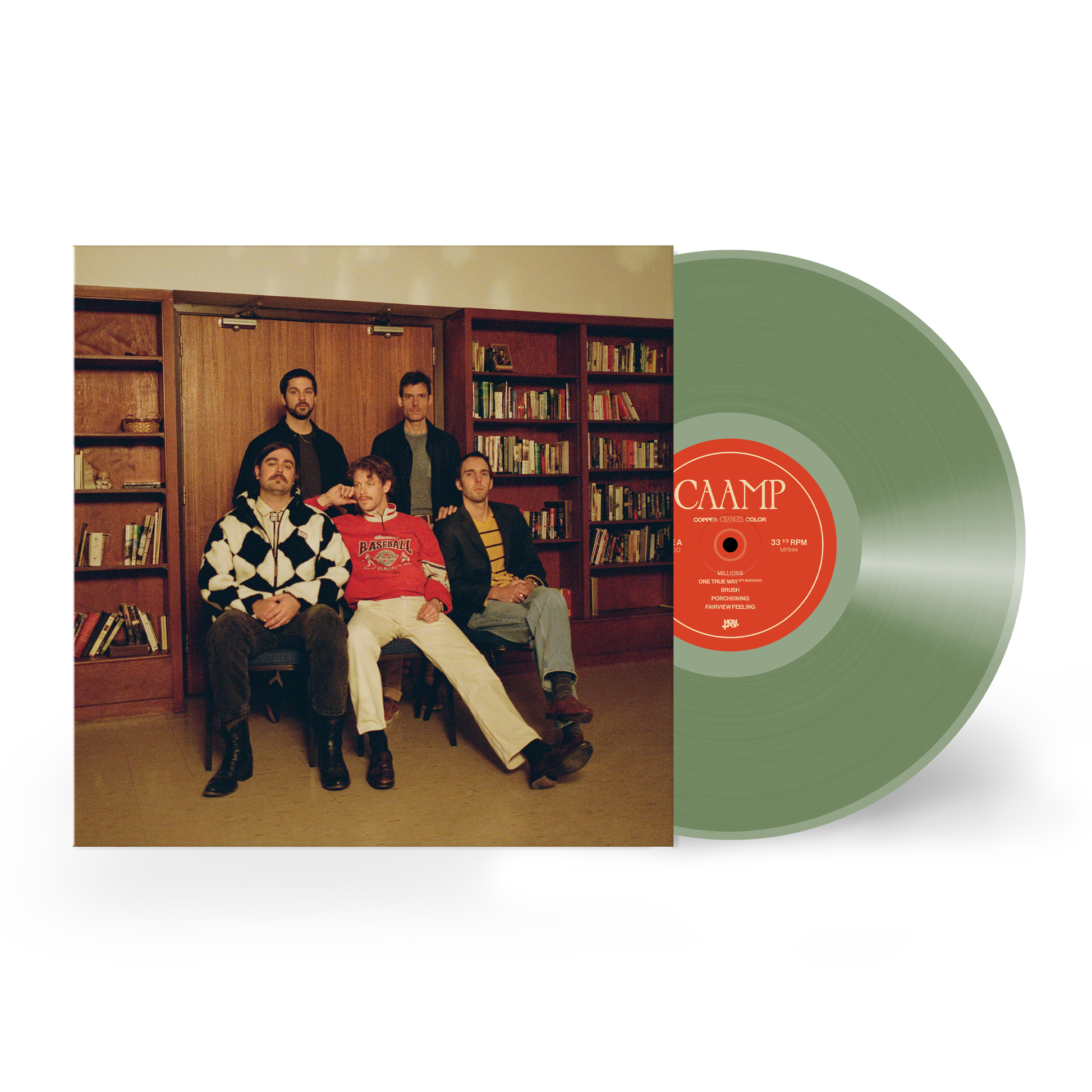 Caamp - Copper Changes Color (Indie Exclusive, Olive Green LP Vinyl) UPC: 810090096780
