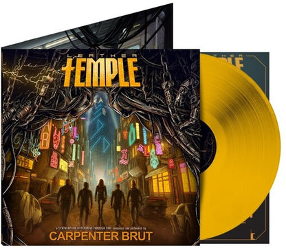 Carpenter Brut - Leather Temple (Indie Exclusive, Yellow LP Vinyl) UPC: 198704784521