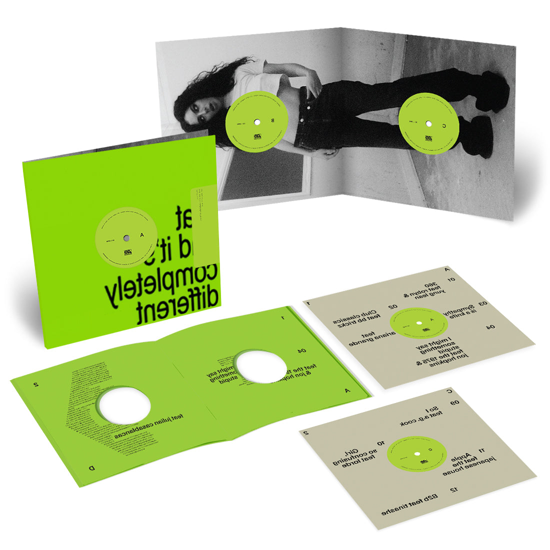 Charli xcx - Brat and it's completely different (2LP Brat Green Vinyl) UPC: 075678603990