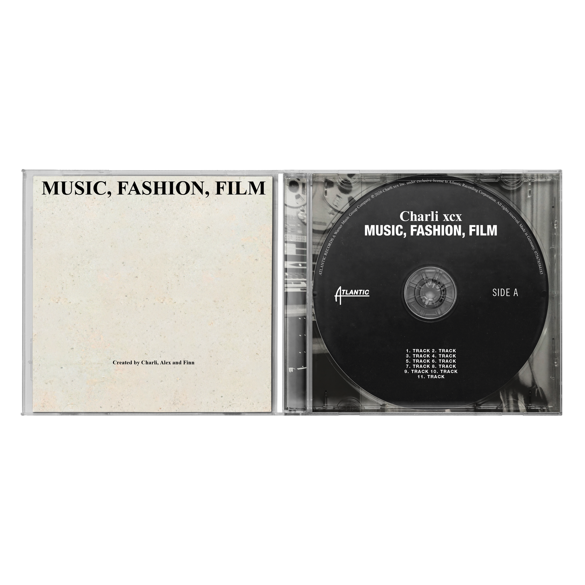 Charli xcx - Music, Fashion, Film (CD) UPC: 075678584183