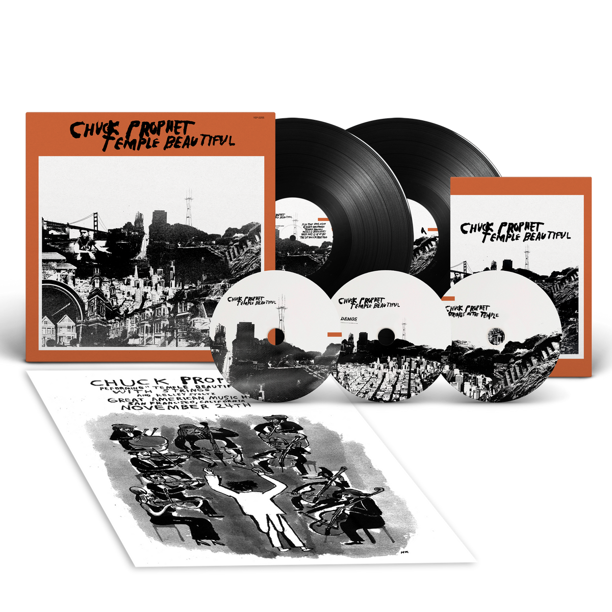 Chuck Prophet - Temple Beautiful - 15th Anniversary (RSD BF 2026, 2LP 3CDs Box Set) UPC: 634457154278