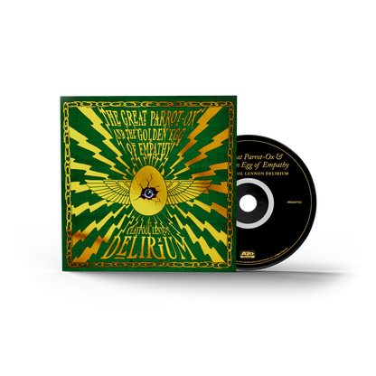 The Claypool-Lennon Delirium - The Great Parrot-Ox and The Golden Egg of Empathy (CD, oversized 7” x 7", 24 page comic book) UPC: 880882687922