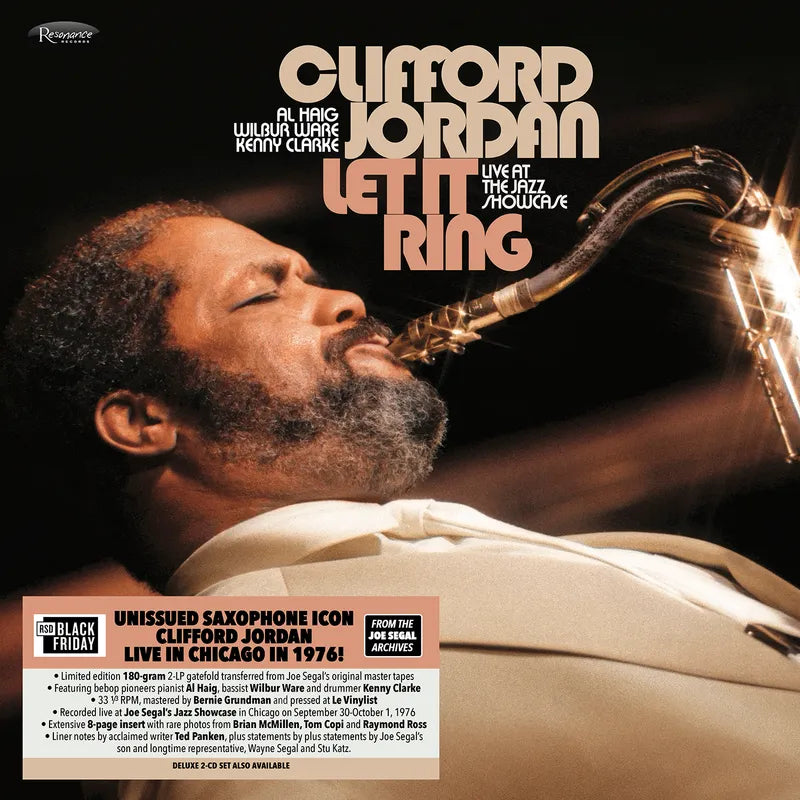 Clifford Jordan - Let It Ring: Live at the Jazz Showcase (RSD BF 2026, 2LP Vinyl) UPC: 780518324521