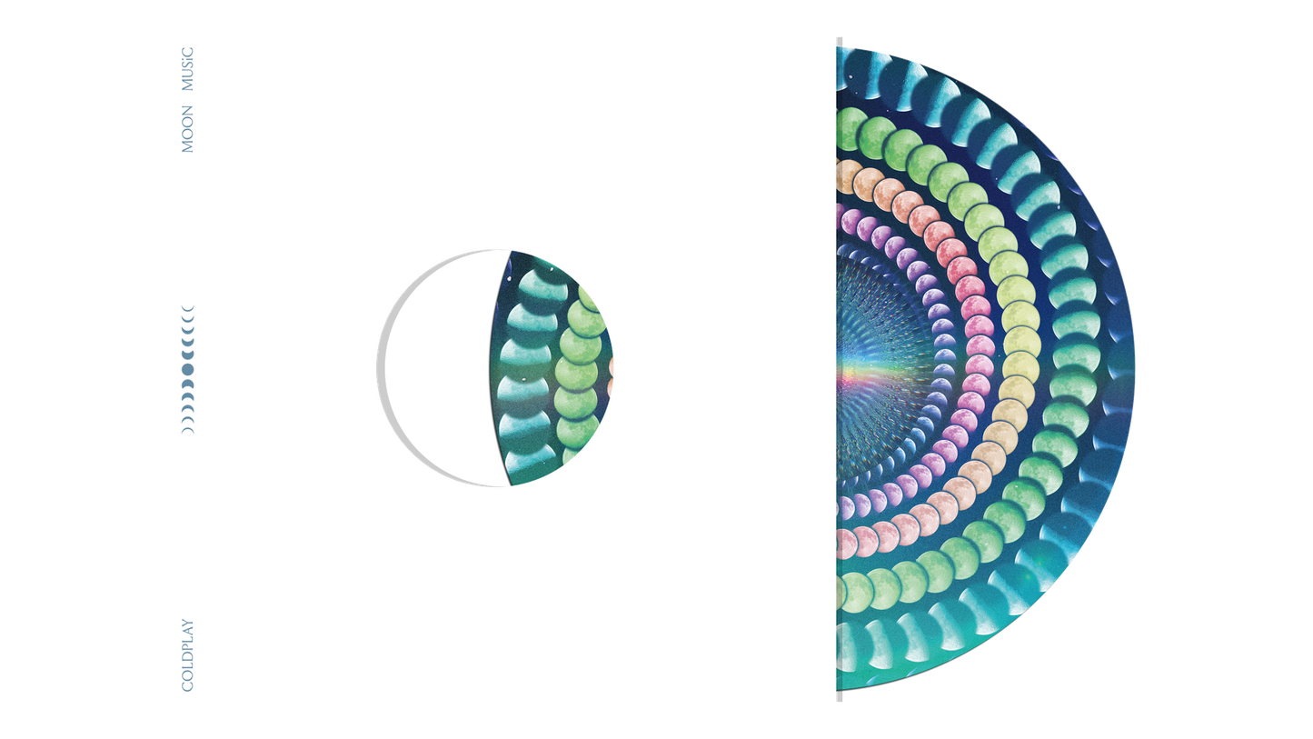 Coldplay - Moon Music (Indie Exclusive, Zoetrope Picture Disc LP Vinyl) LP UPC:  5021732279019
