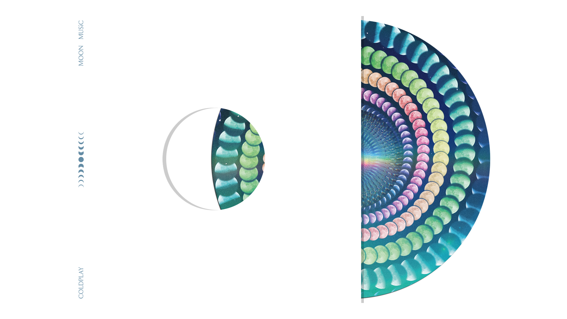 Coldplay - Moon Music (Indie Exclusive, Zoetrope Picture Disc LP Vinyl) LP UPC:  5021732279019