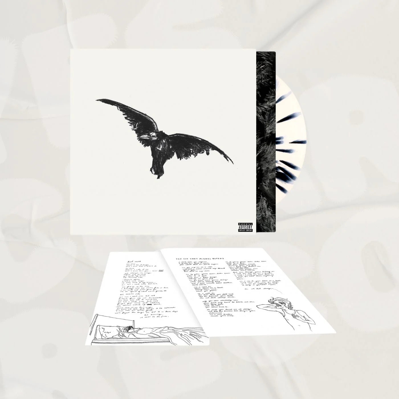 Conan Gray - Kid Krow, Decomposed (Black & White Splatter LP Vinyl) UPC: 602478119231