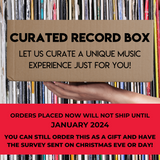 Curated Vinyl Record Box - Handpicked custom mystery selection | Perfect for collectors & music love