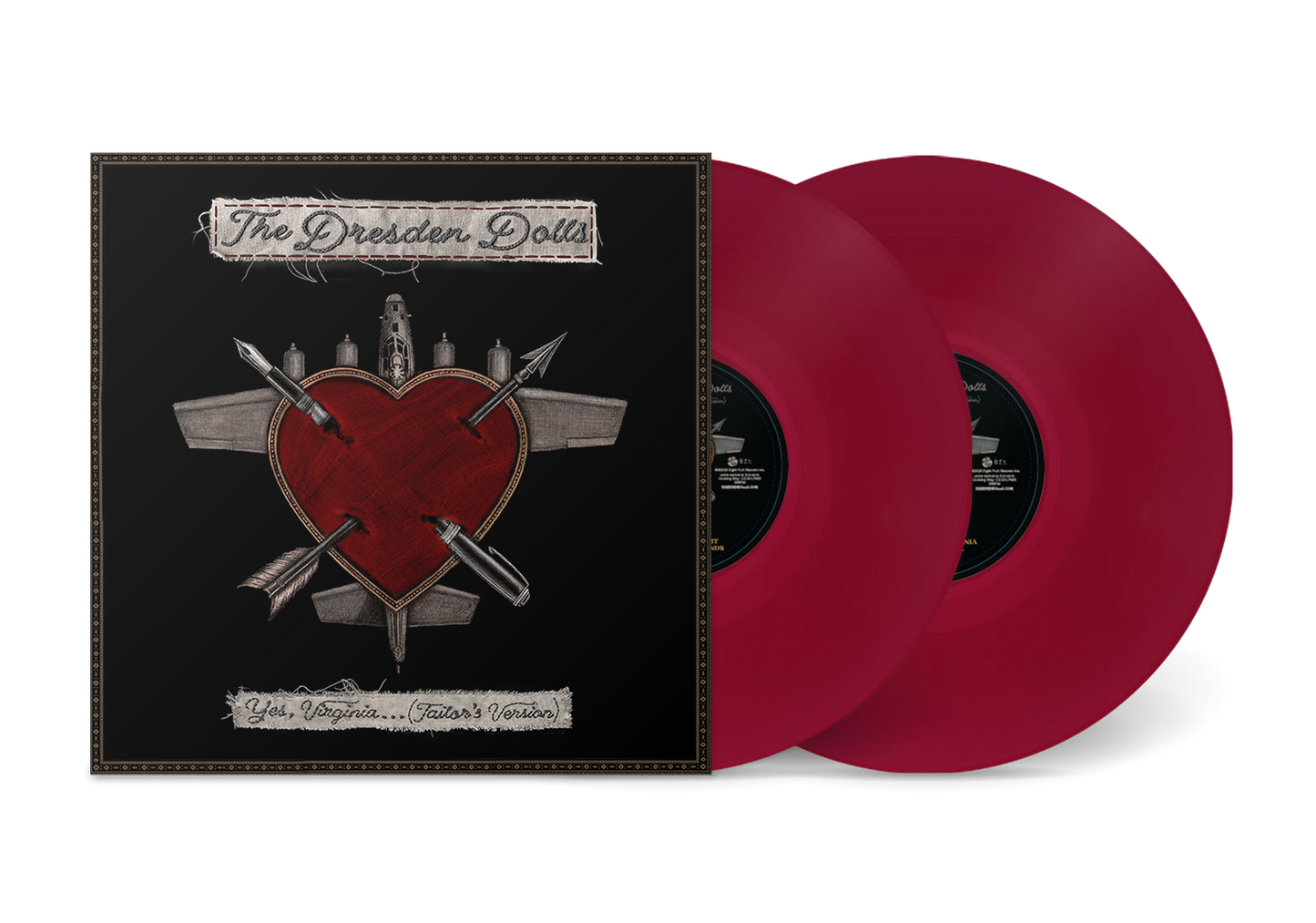 The Dresden Dolls - Yes, Virginia...(Tailor's Version) (Indie Exclusive, 2LP Ruby Red Vinyl) UPC: 711297928587