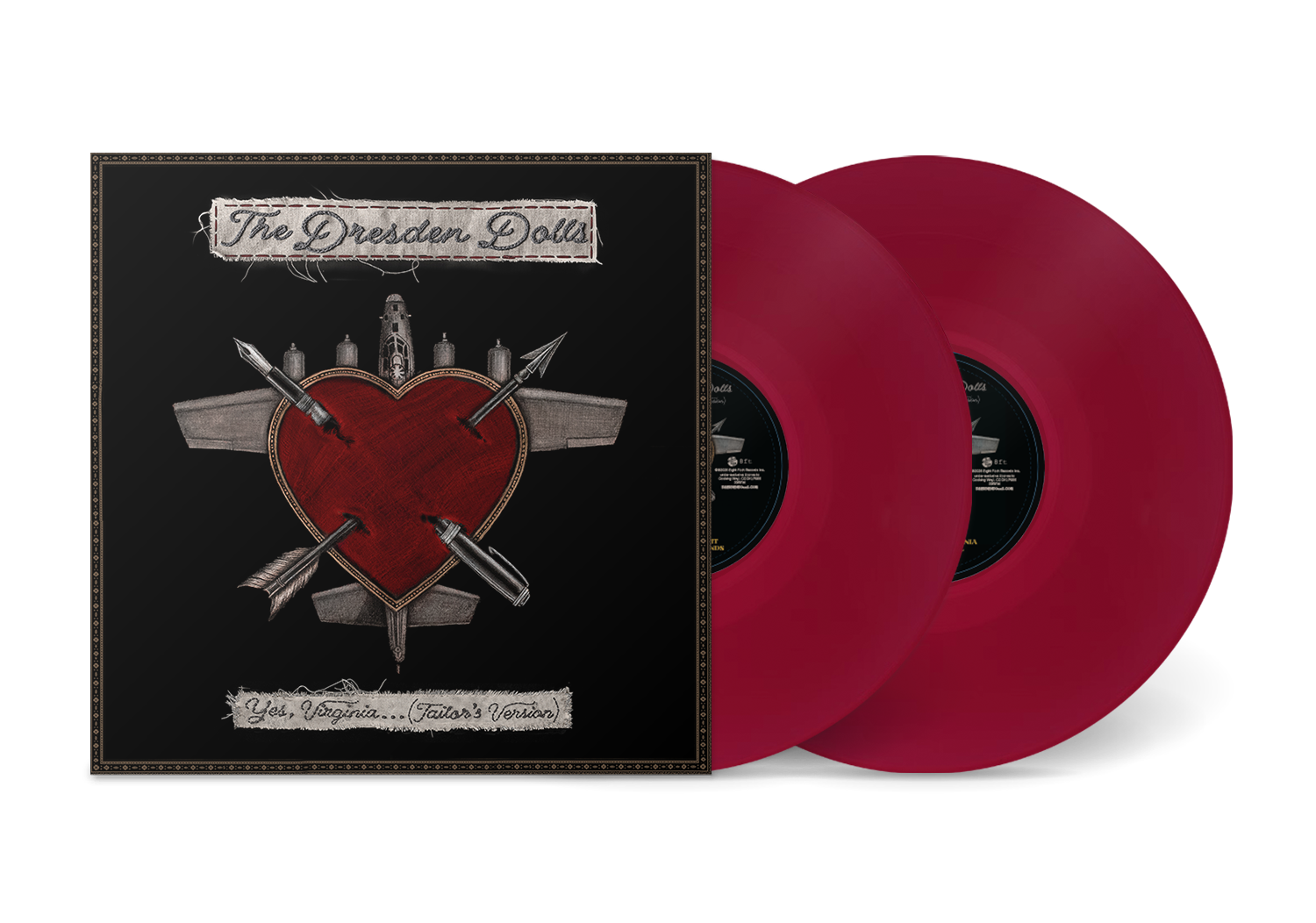 The Dresden Dolls - Yes, Virginia...(Tailor's Version) (Indie Exclusive, 2LP Ruby Red Vinyl) UPC: 711297928587