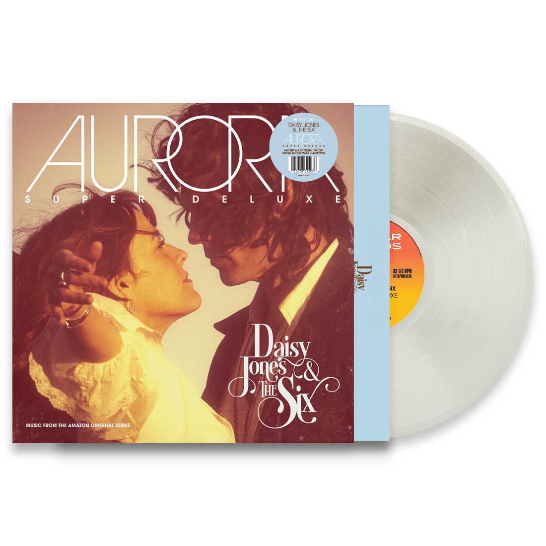 Daisy Jones & The Six - Aurora (Super Deluxe Edition) (Indie Exclusive, 2LP Milky Clear Vinyl) UPC: 075678615276