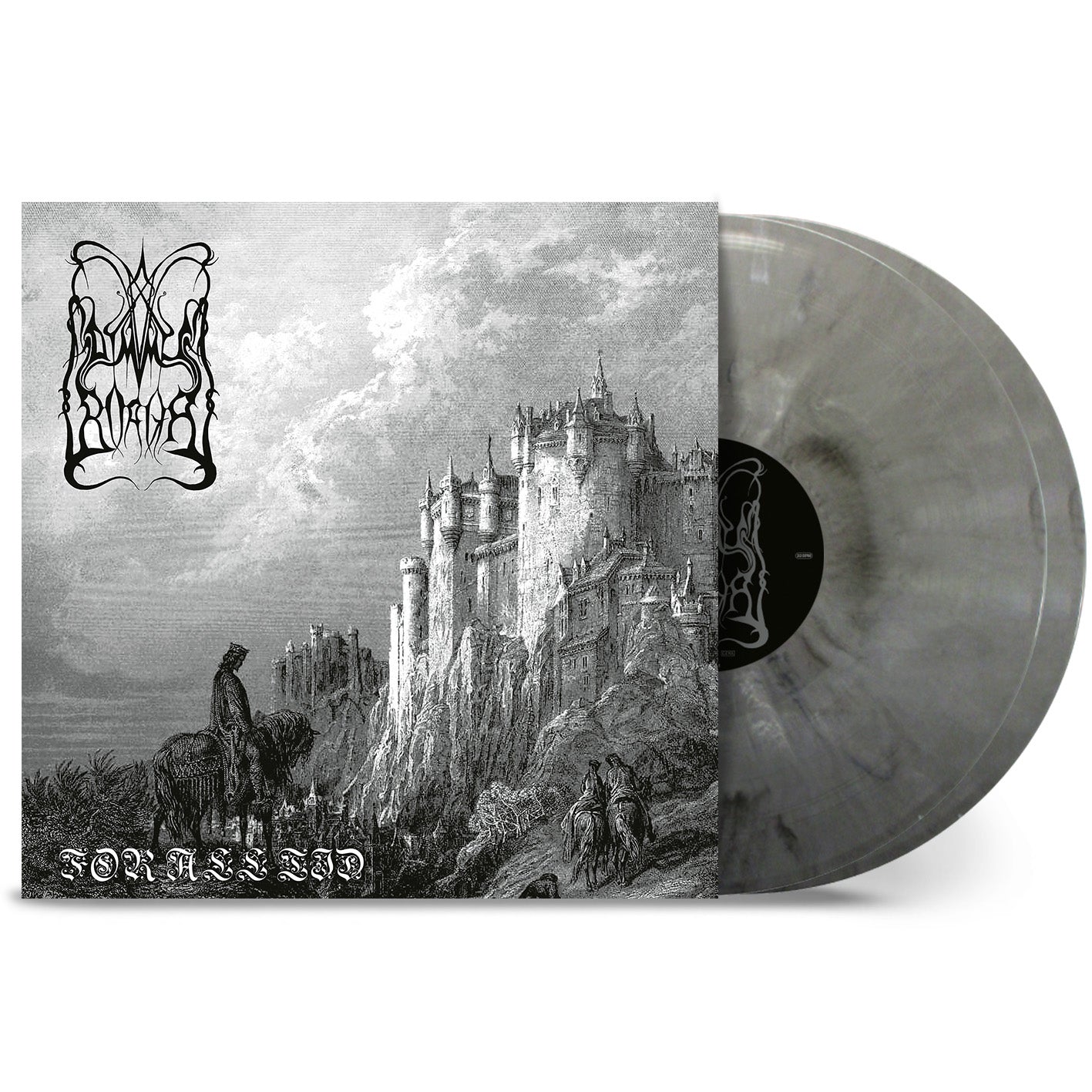 Dimmu Borgir - For All Tid (Indie Exclusive, Silver/White/Black Marbled LP Vinyl) UPC: 727361282332