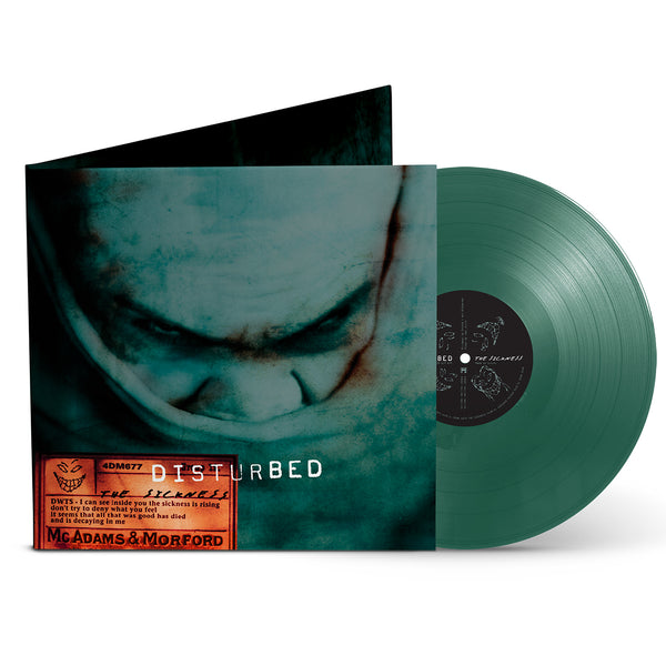 Disturbed - The Sickness (25th Anniversary Edition, Green LP Vinyl) UPC: 093624843283