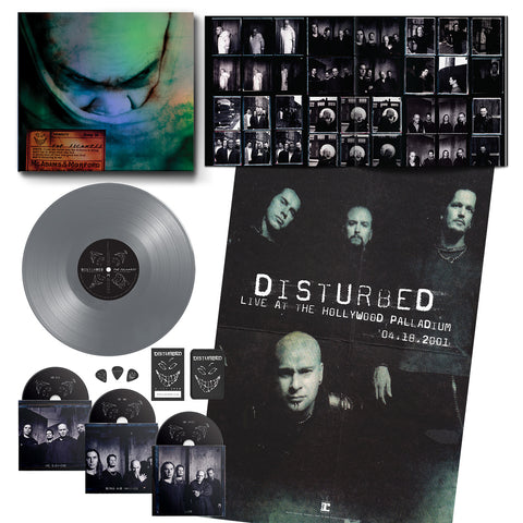 Disturbed - The Sickness (25th Anniversary Edition, Deluxe, Boxset, 1 LP Vinyl, 3 CDs) UPC: 093624843313