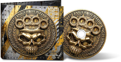 Five Finger Death Punch - Legacy (Indie Exclusive, CD, Gold Disc) UPC: 810202539624