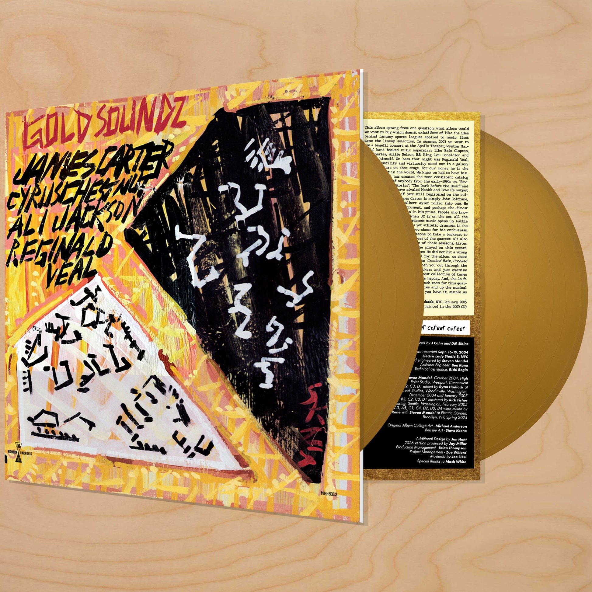James Carter, Cyrus Chestnut, Ali Jackson, & Reginald Veal - Gold Soundz: A Jazz Tribute To Pavement (RSD 2026, 2LP Gold Vinyl)