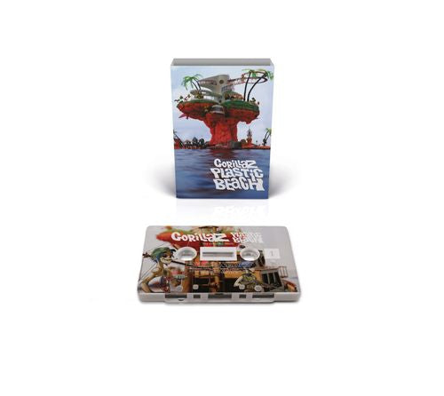 Gorillaz - Plastic Beach (Brick & Mortar Exclusive, White Cassette with On Body Printing) UPC: 1200214433390