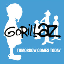 Gorillaz - Tomorrow Comes Today (White and Blue Color-in-Color EP Vinyl) UPC: 5021732717696
