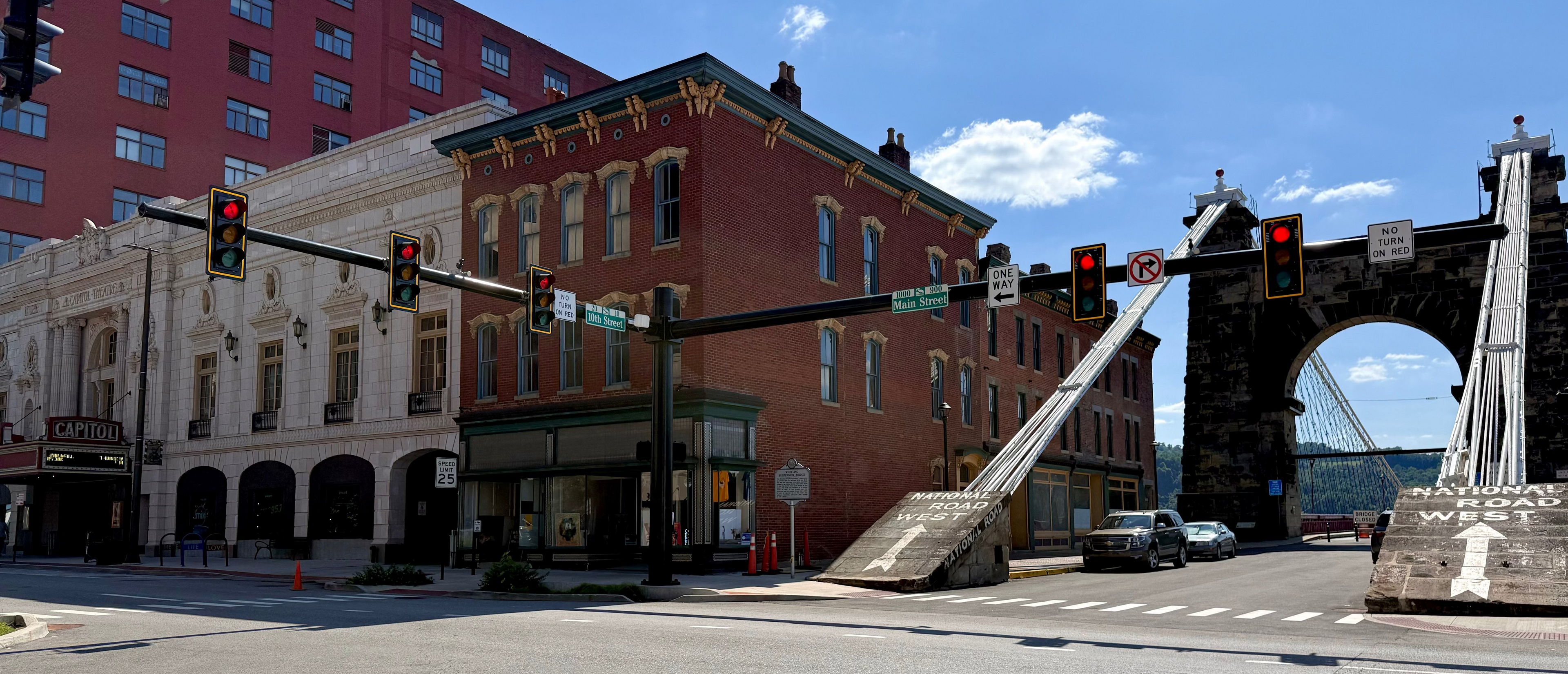 store corner view
