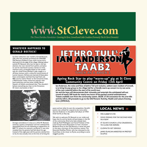 Ian Anderson - Thick As A Brick 2 (Half-Speed Mastered, 2LP Vinyl) UPC: 636551829410