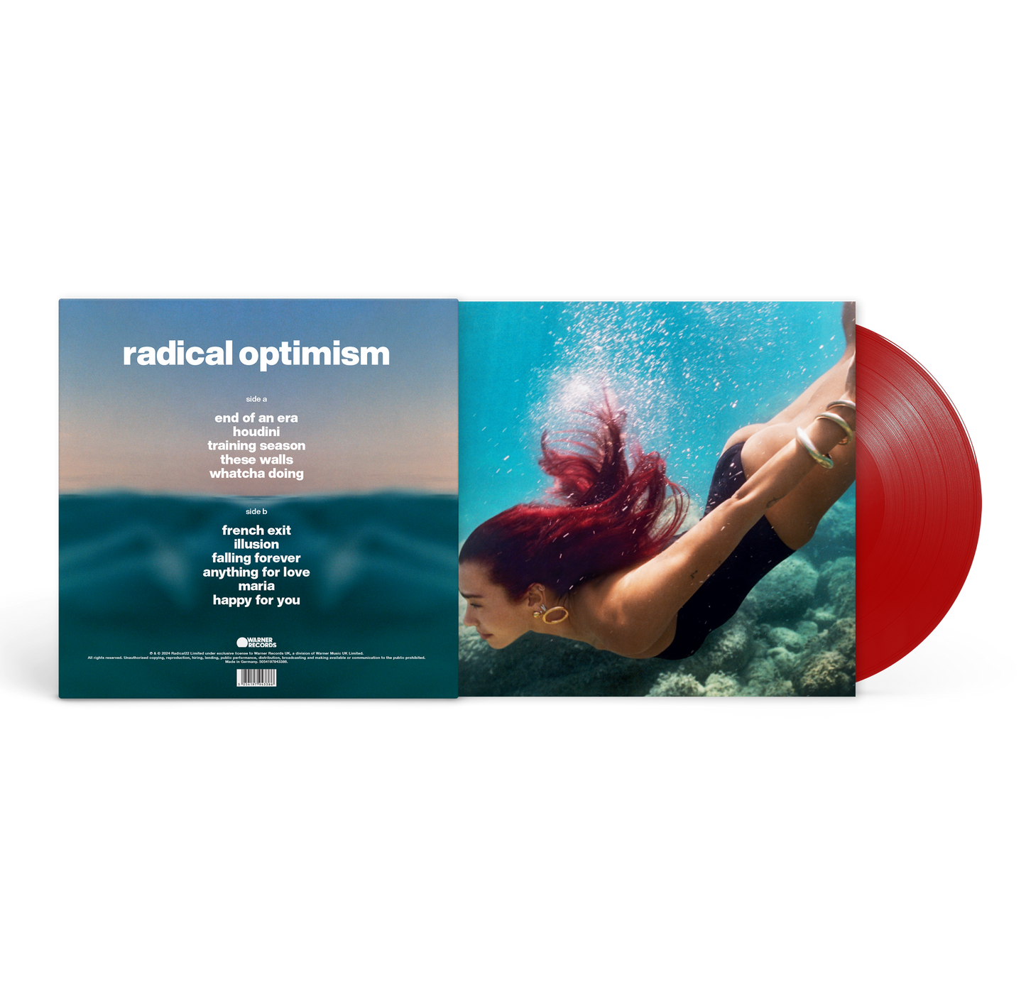 Dua Lipa - Radical Optimism (Indie Exclusive, Cherry Red Eco LP Vinyl) UPC: 5054197960567