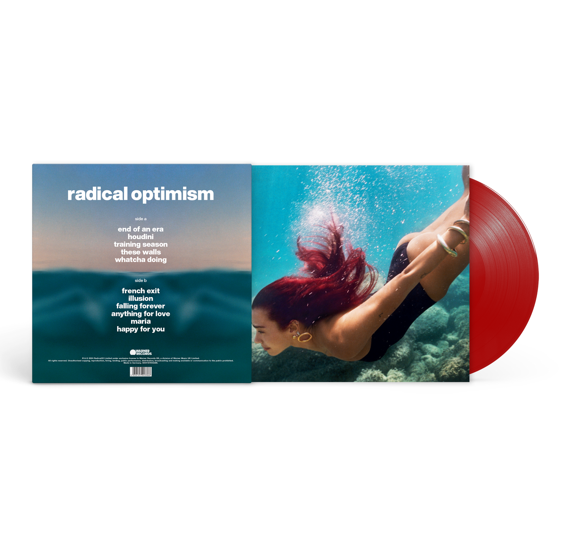 Dua Lipa - Radical Optimism (Indie Exclusive, Cherry Red Eco LP Vinyl) UPC: 5054197960567