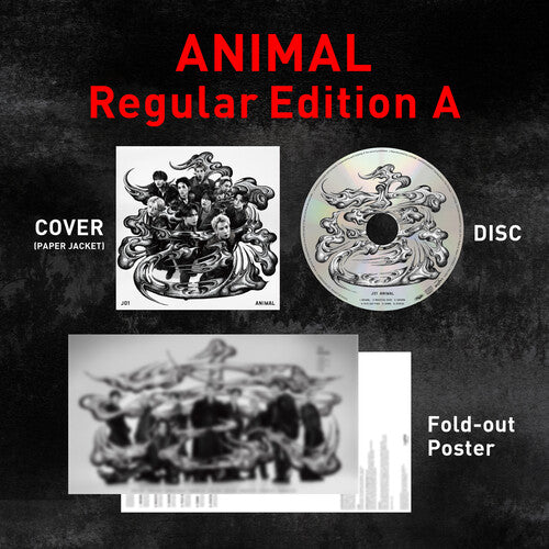 JO1 - Animal: Regular Edition A (CD) UPC: 820233724845