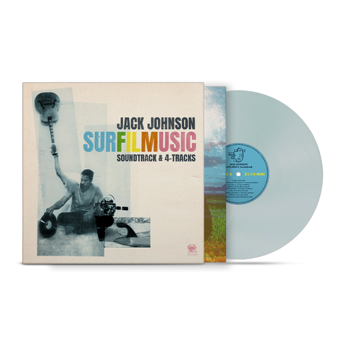 Jack Johnson - Surfilmusic (soundtrack &amp; 4-tracks) (Indie Exclusive, 2LP Soda Pop Bottle Blue Vinyl) UPC: 199957594387