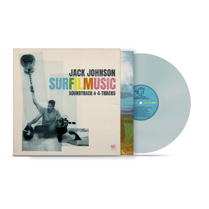 Jack Johnson - Surfilmusic (soundtrack &amp; 4-tracks) (Indie Exclusive, 2LP Soda Pop Bottle Blue Vinyl) UPC: 199957594387