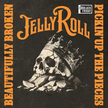 Jelly Roll - Beautifully Broken (Pickin' Up The Pieces) (RSD Black Friday 2025, Tequila Sunrise Colored LP Vinyl) UPC: 602478661259