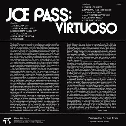 Joe Pass - Virtuoso (Original Jazz Classics Series) (LP Vinyl) UPC: 888072655911